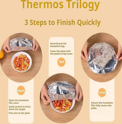 Reusable Aluminum Foil Food Freshness Cover