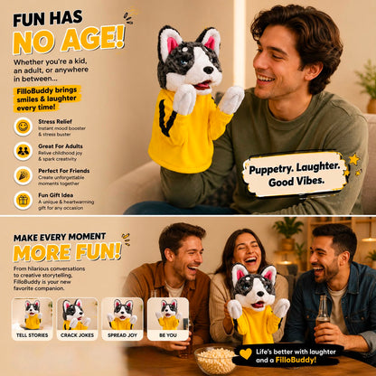FilloBuddy™ – The Viral Interactive Kung Fu Husky Hand Puppet