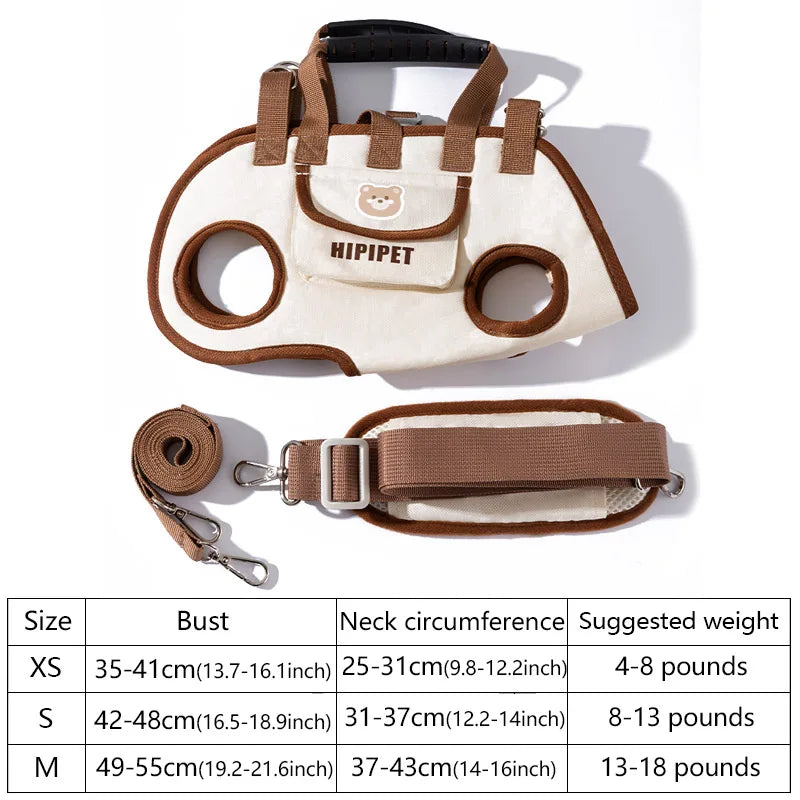 Multi-Functional Breathable Pet Travel Bag for Small Dogs & Cats
