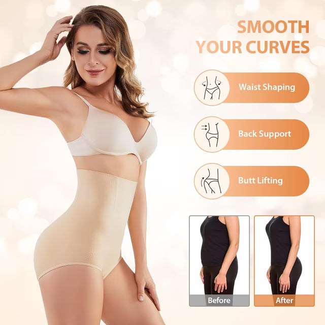 Body Shaper for Women,High Waisted Tummy Firm Control Slimming Waist Panties